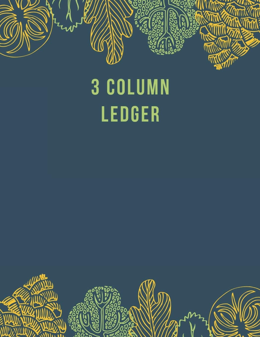 3 Column Ledger: General Columnar Ruled Ledger Book Blank Accounting Bookkeeping Notebook, Account Record Keeping Books, Paper Book Financial ... Modern (Accounting Ledger Notebooks, Band 4) Business, Finance & Career