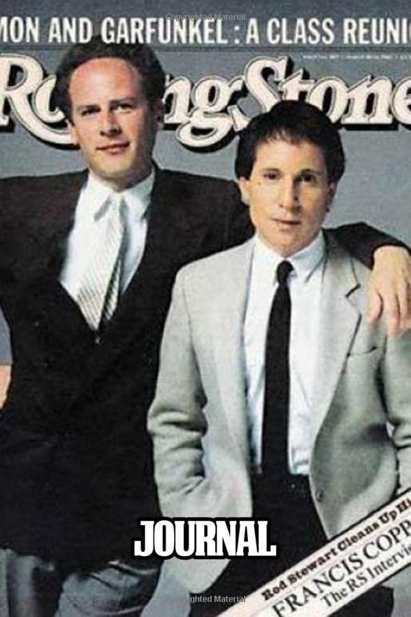 Journal: Paul Simon American Singer-Songwriter Simon & Garfunkel Music Band The Sound of Silence, Mrs. Robinson Greatest Hit, Soft Cover Paper 6 x 9 ... Writing, Paper Workbook for Teens & Children. Books