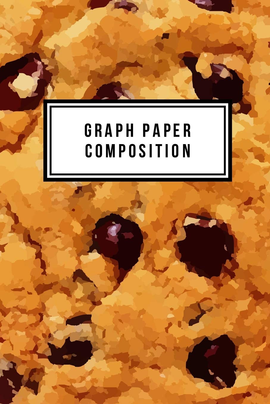 Graph Paper Composition: Graph Paper 6" x 9" Cookies Quad Ruled 4x4,Grid Paper for school student,office,kids Notebooks Media & Communication