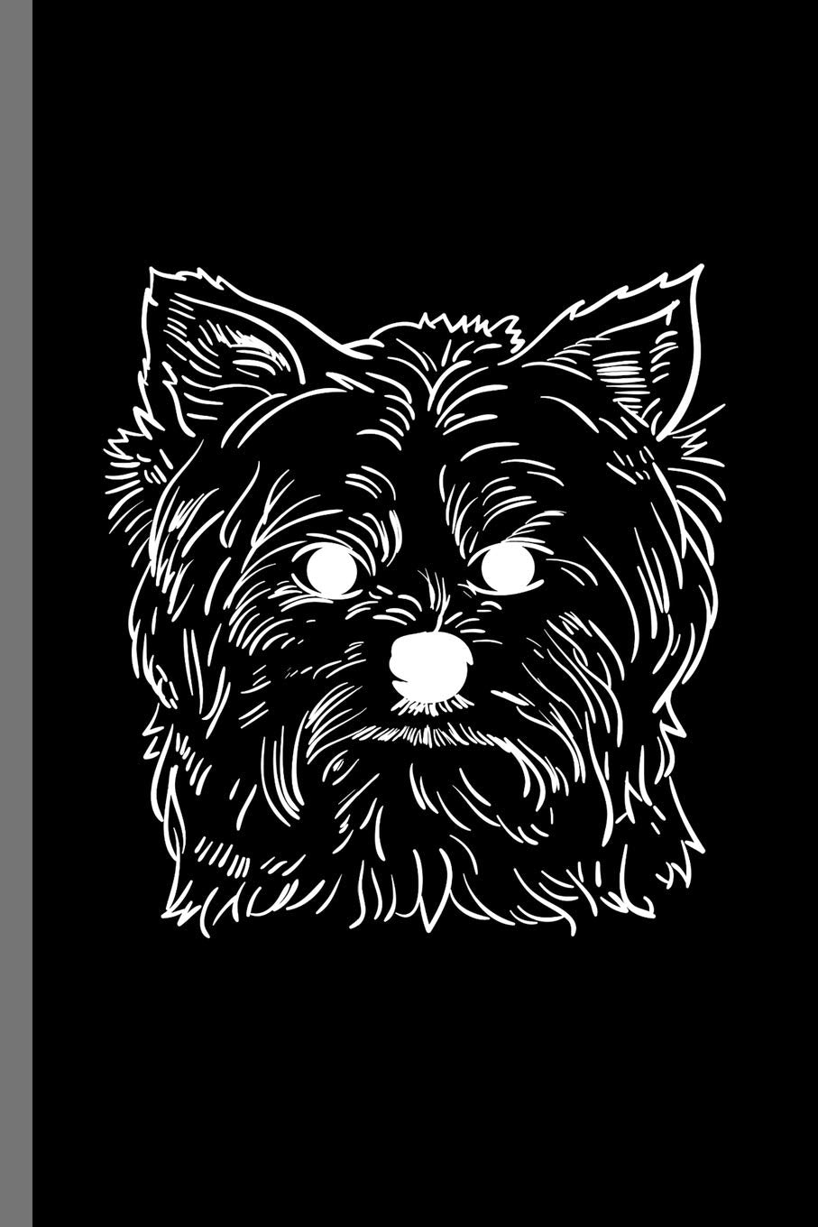 Dog Outline: For Dogs Puppy Animal Lovers Cute Animal Composition Book Smiley Sayings Funny Vet Tech Veterinarian Animal Rescue Sarcastic For Kids ... Gift (6"x9") Lined Notebook to write in Novels & Short Stories