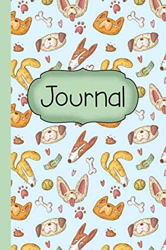 Dogs - Personal Journal: Dot Grid, 200 white pages, matte cover, Lifestyle