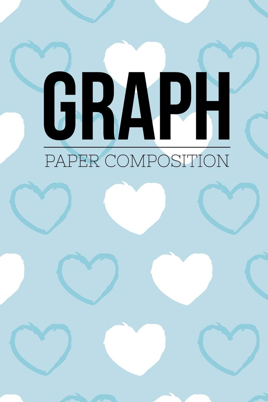 Graph Paper Composition: Graph Paper 6" x 9" Love Quad Ruled 4x4,Grid Paper for school student,office,kids Notebooks book