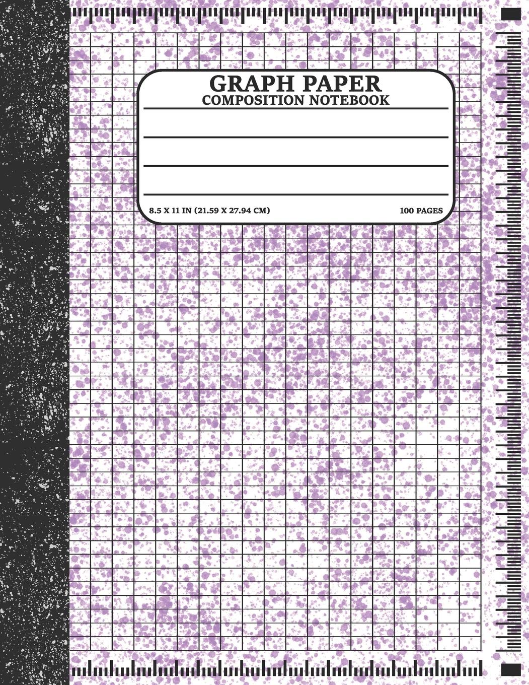 Graph Paper Composition Notebook: Math and Science Lover Graph Paper Cover Watercolor (Quad Ruled 4 squares per inch, 100 pages) Birthday Gifts For Math Lover Teacher,Student Notebook Mathematics