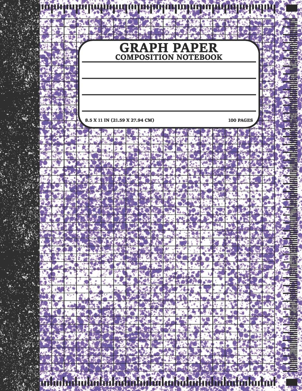 Graph Paper Composition Notebook: Math and Science Lover Graph Paper Cover Watercolor (Quad Ruled 4 squares per inch, 100 pages) Birthday Gifts For Math Lover Teacher,Student Notebook Mathematics