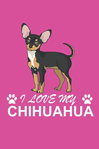I love my Chihuahau Notebook: Dot graph Notebook 120 pages 6x9 inches Books