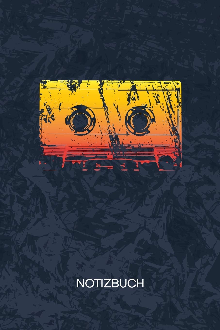 NOTIZBUCH: A5 Kariert - 80er Kinder Heft - Musik Notizheft 120 Seiten KARO - Vintage Mixtape Notizblock 90er Retro Party Motiv - Stimmungsmacher Geschenk book