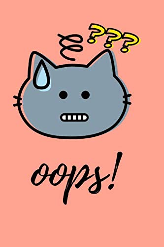 oops!: This lined journal or notebook makes a Perfect Funny Gift for Birthdays for your best friend or close associate | Glitter Simple Book book