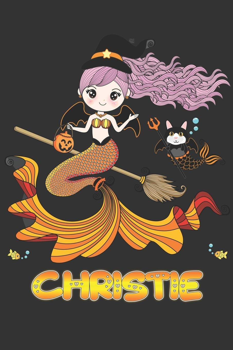 Christie: Christie Halloween Beautiful Mermaid Witch, Create An Emotional Moment For Christie?, Show Christie You Care With This Personal Custom Gift ... Very Own Planner Calendar Notebook Journal Essays & Short Stories