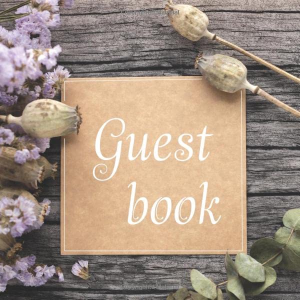 Guest Book: Format 21,6x21,6 cm 100 page | Livre d'Or pour les plus belles occasions de la vie Partnership & Love