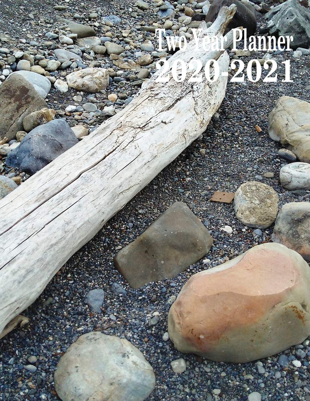 Two Year Planner 2020-2021: Driftwood Monthly Planner 8.5 x 11 Books