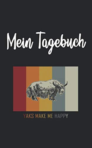 Mein Tagebuch: Yak Retro Und Vintage Style 100 Seiten Liniert book