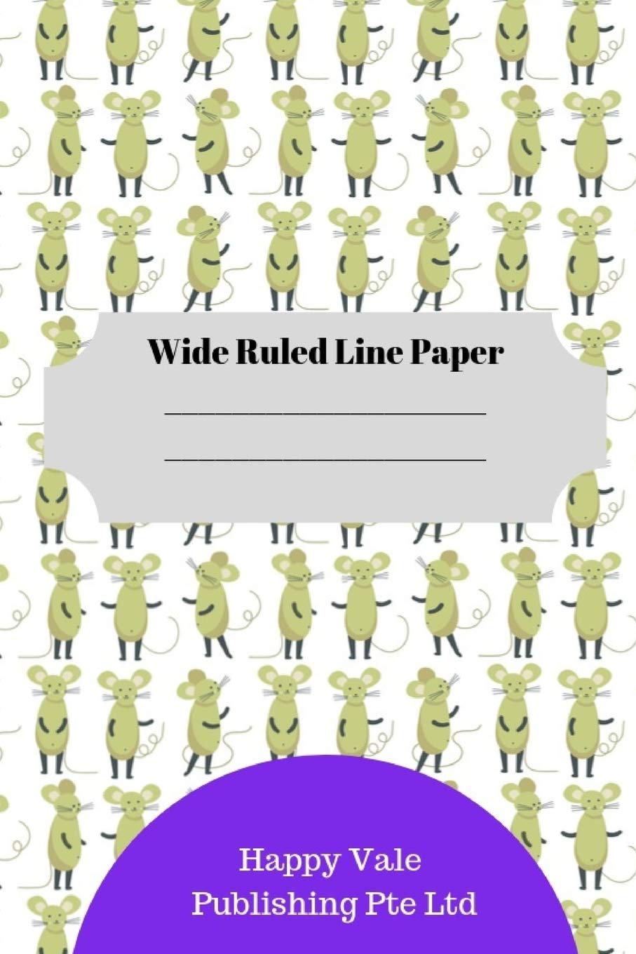2020 Rat New Year Theme Wide Ruled Line Paper Hobbies & Crafts