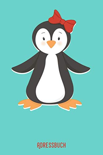 Adressbuch: Pinguin Baby - Adressbuch / Telefonbuch: Alle Kontakte auf einem Blick - 120 Seiten alphabetisch geordnet 6x9 Learning & Reference