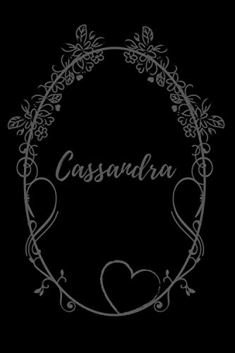 Cassandra: Personalized Name Vintage Style Notebook/Diary/Journal For Women & Girls (110 Pages, Blank, 6 x 9) (Names, Band 1) Learning & Reference