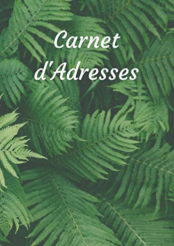 Carnet d'Adresses: A4, Alphabetique, 110 pages book