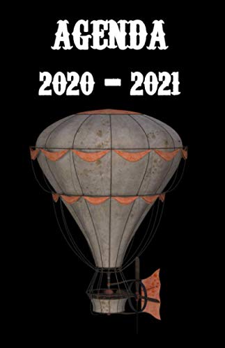 AGENDA 2020 - 2021: Agenda Hebdomadaire - 1 semaine par page - Format A5 - Jan 2020 à Dec 2021 - planificateur, semainier simple & graphique - Steampunk Reference Books