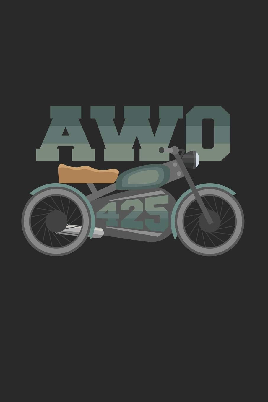 Product Image: AWO: 6x9 Motorbikes | grid | squared paper | notebook | notes