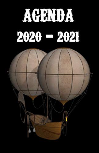 AGENDA 2020 - 2021: Agenda Hebdomadaire - 1 semaine par page - Format A5 - Jan 2020 à Dec 2021 - planificateur, semainier simple & graphique - Steampunk Reference Books