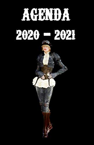AGENDA 2020 - 2021: Agenda Hebdomadaire - 1 semaine par page - Format A5 - Jan 2020 à Dec 2021 - planificateur, semainier simple & graphique - Steampunk Reference Books