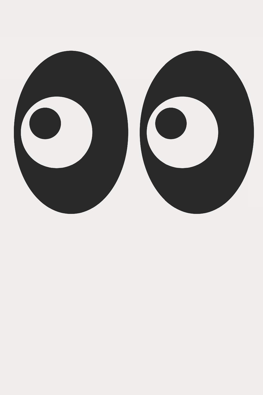 Ghost Emoji Eyes Halloween Journal Non-fiction