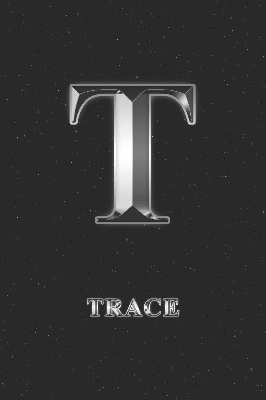 Trace: Journal Diary | Personalized First Name Personal Writing | Letter T Initial Custom Black Galaxy Universe Stars Silver Effect Cover | Daily ... Taking | Write about your Life & Interests Home & Household