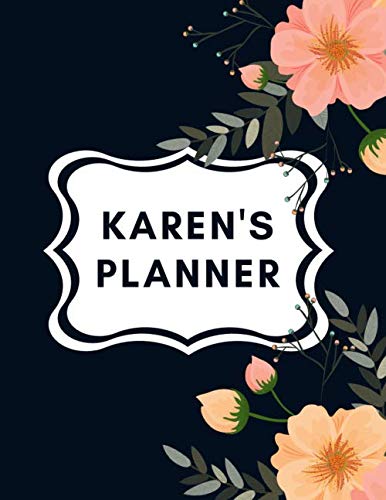 Karen's Planner: 2020 and 2021 Planner Organizer -Two Year Weekly Planner -Monthly Expense Tracker, 2020 & 2021 Vision Board and MORE!!! - Beautiful Planner Cover Education & Training