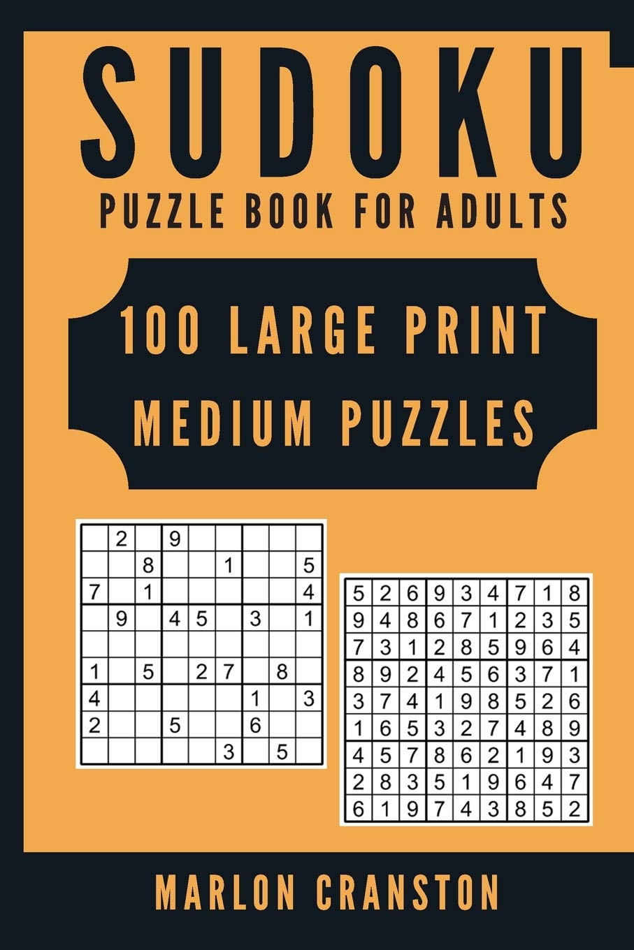 Sudoku Puzzle Book For Adults: 100 Large Print Medium Puzzles for Sudoku Lovers Leisure & Fun