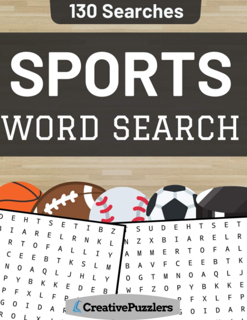 Sports Word Search: Baseball, Soccer, Football, Basketball and Hockey Puzzle Book Leisure & Fun