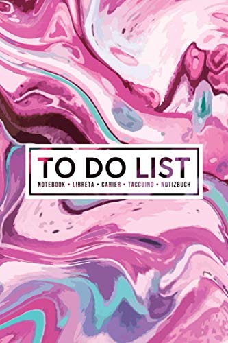 To Do List Notebook | Libreta | Cahier | Taccuino | Notizbuch: 100 Pages of To Do Lists with Space for Notes for Planning & Organizing Your Days: Pink Marble Swirl 405-1 Business, Finance & Career