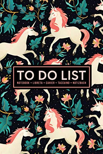 To Do List Notebook | Libreta | Cahier | Taccuino | Notizbuch: 100 Pages of To Do Lists with Space for Notes for Planning & Organizing Your Days: Unicorn Pattern 410-5 Business, Finance & Career