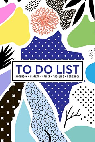 To Do List Notebook | Libreta | Cahier | Taccuino | Notizbuch: 100 Pages of To Do Lists with Space for Notes for Planning & Organizing Your Days: Abstract Design in Green & Teal 413-6 Business, Finance & Career