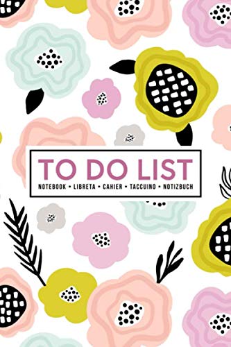 To Do List Notebook | Libreta | Cahier | Taccuino | Notizbuch: 100 Pages of To Do Lists with Space for Notes for Planning & Organizing Your Days: Abstract Flowers in Pink & Peach 419-8 Business, Finance & Career