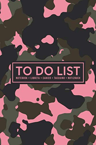 To Do List Notebook | Libreta | Cahier | Taccuino | Notizbuch: 100 Pages of To Do Lists with Space for Notes for Planning & Organizing Your Days: Pink Camoflage 428-0 Business, Finance & Career