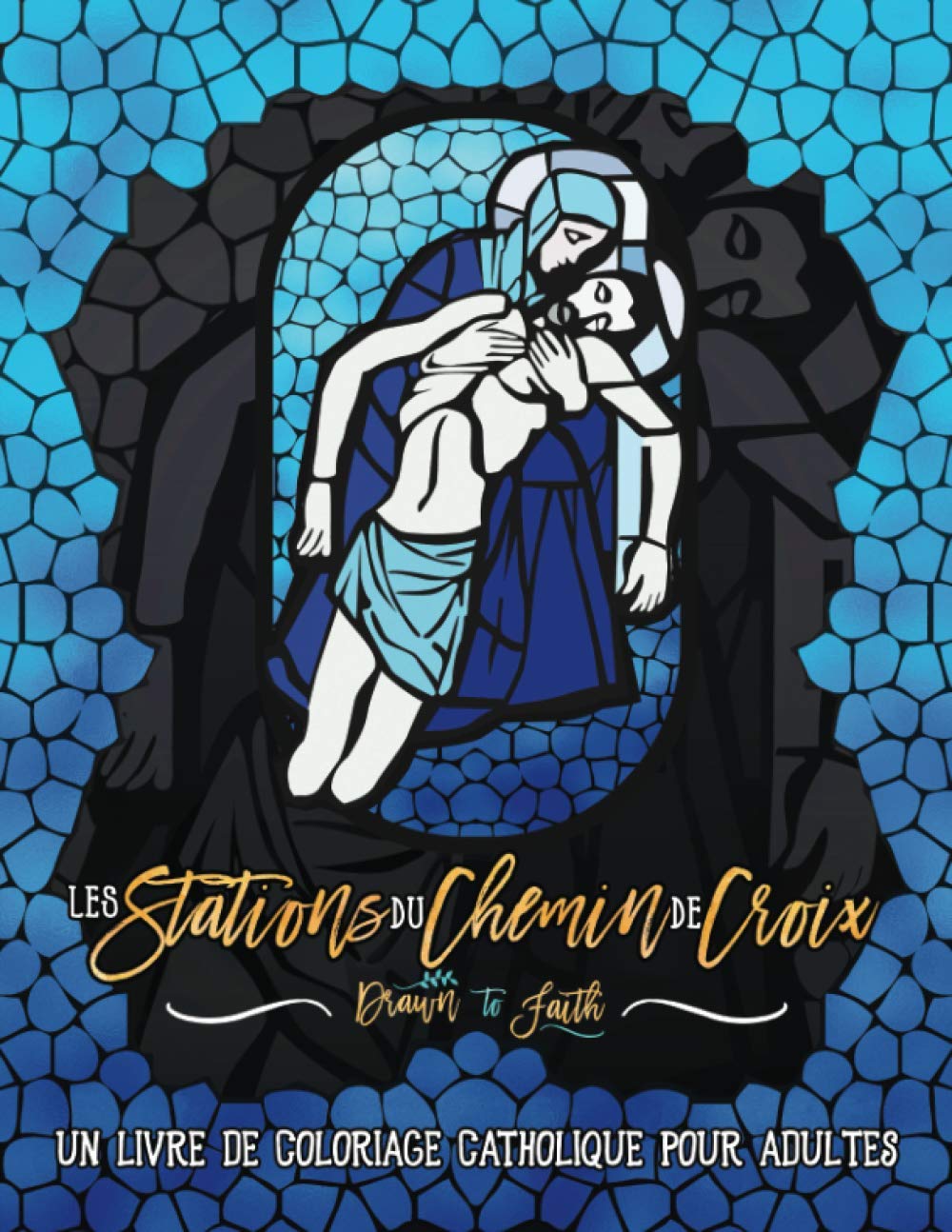Les stations du Chemin de croix : un livre de coloriage catholique pour adultes Film, Art & Culture