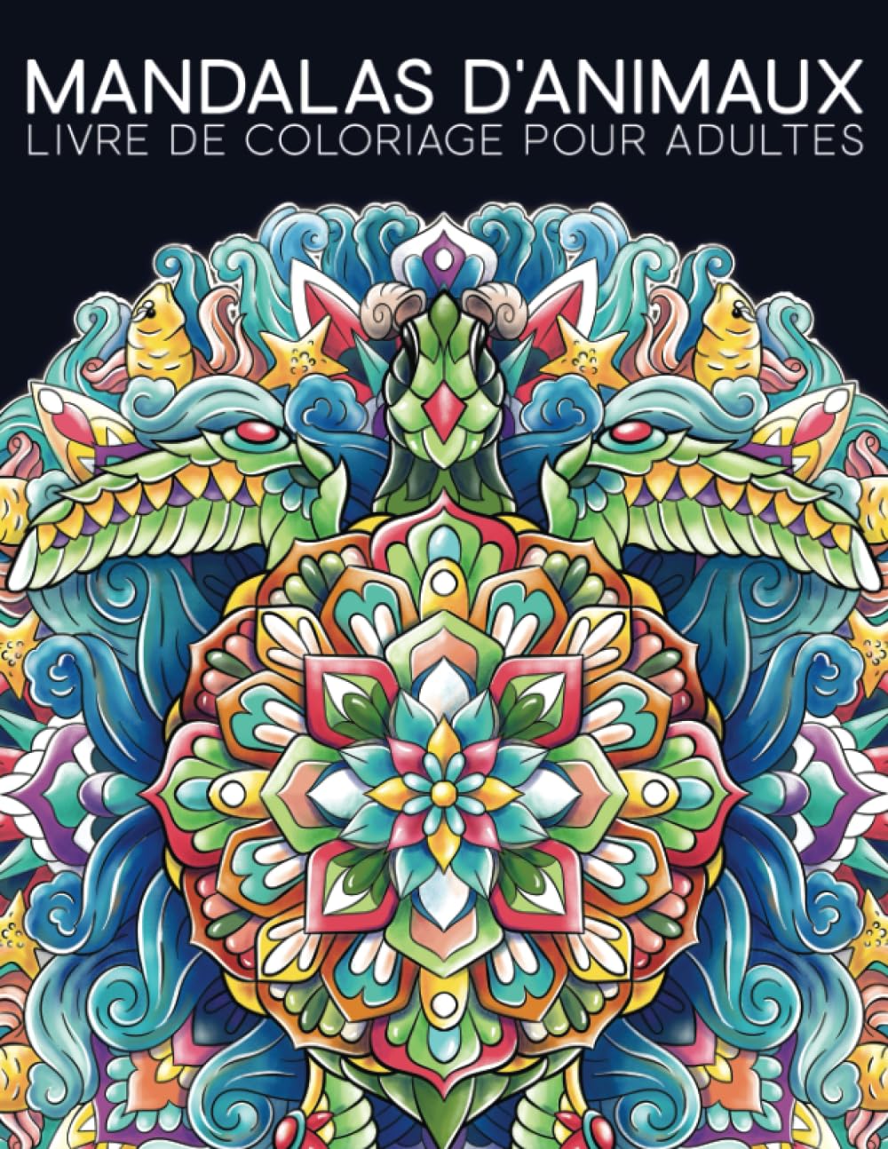 Livre de coloriage pour adultes: Mandalas d'animaux book