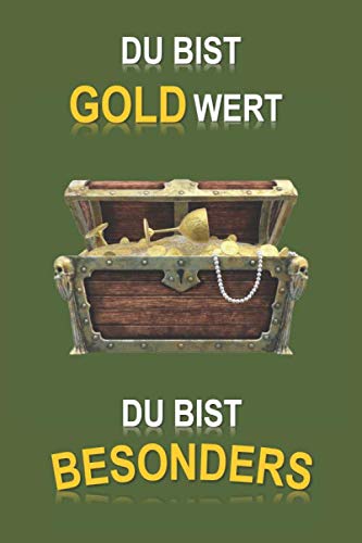 Meine persönlichen Notizen: Notizbuch | DIN A5 (6x9) | 200 Seiten | Kariert, checked | Notizen, Gedanken, Tagebuch | Notizbuch zum kreativ sein | Hochglanzcover "Du bist Goldwert Style 7" Books