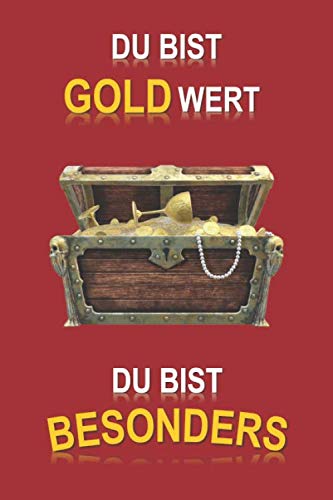 Meine persönlichen Notizen: Notizbuch | DIN A5 (6x9) | 200 Seiten | Kariert, checked | Notizen, Gedanken, Tagebuch | Notizbuch zum kreativ sein | Hochglanzcover "Du bist Goldwert Style 9" Books