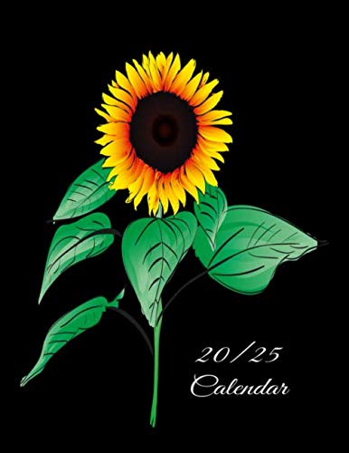 20/25 Calendar: A 20/25 monthly five year calendar with space for to do lists and write down your top goals list .A daily, weekly, monthly, five year calendar organizer planner notebook. Books