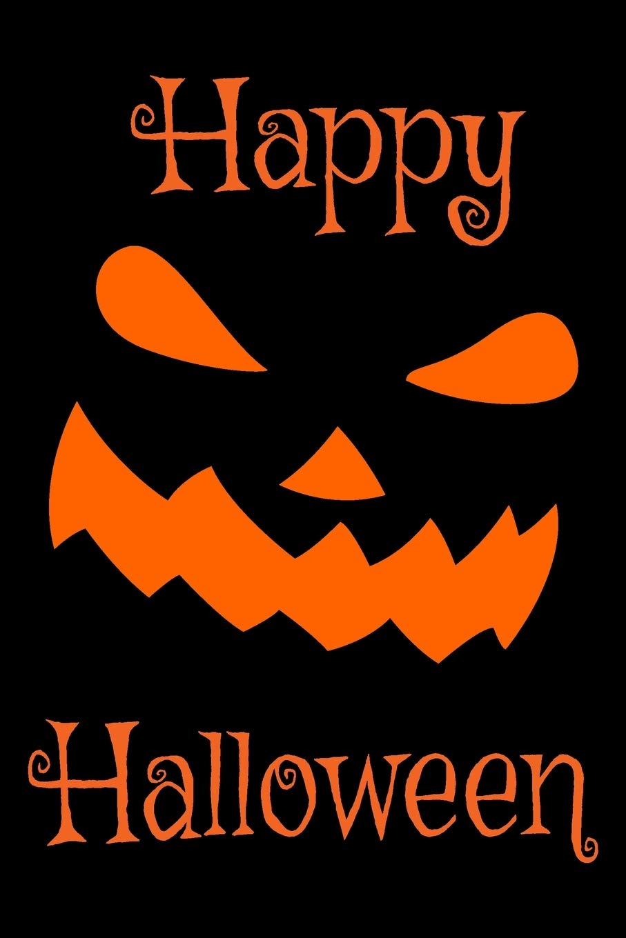 Happy Halloween: Scary little notebook with 110 pages lined paper for all Halloween lovers and their notes, addresses or as a planner Non-fiction