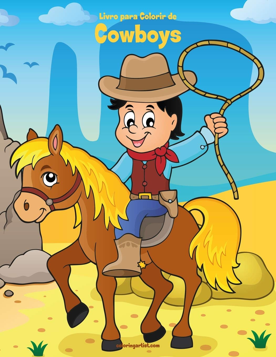 Livro para Colorir de Cowboys Non-fiction