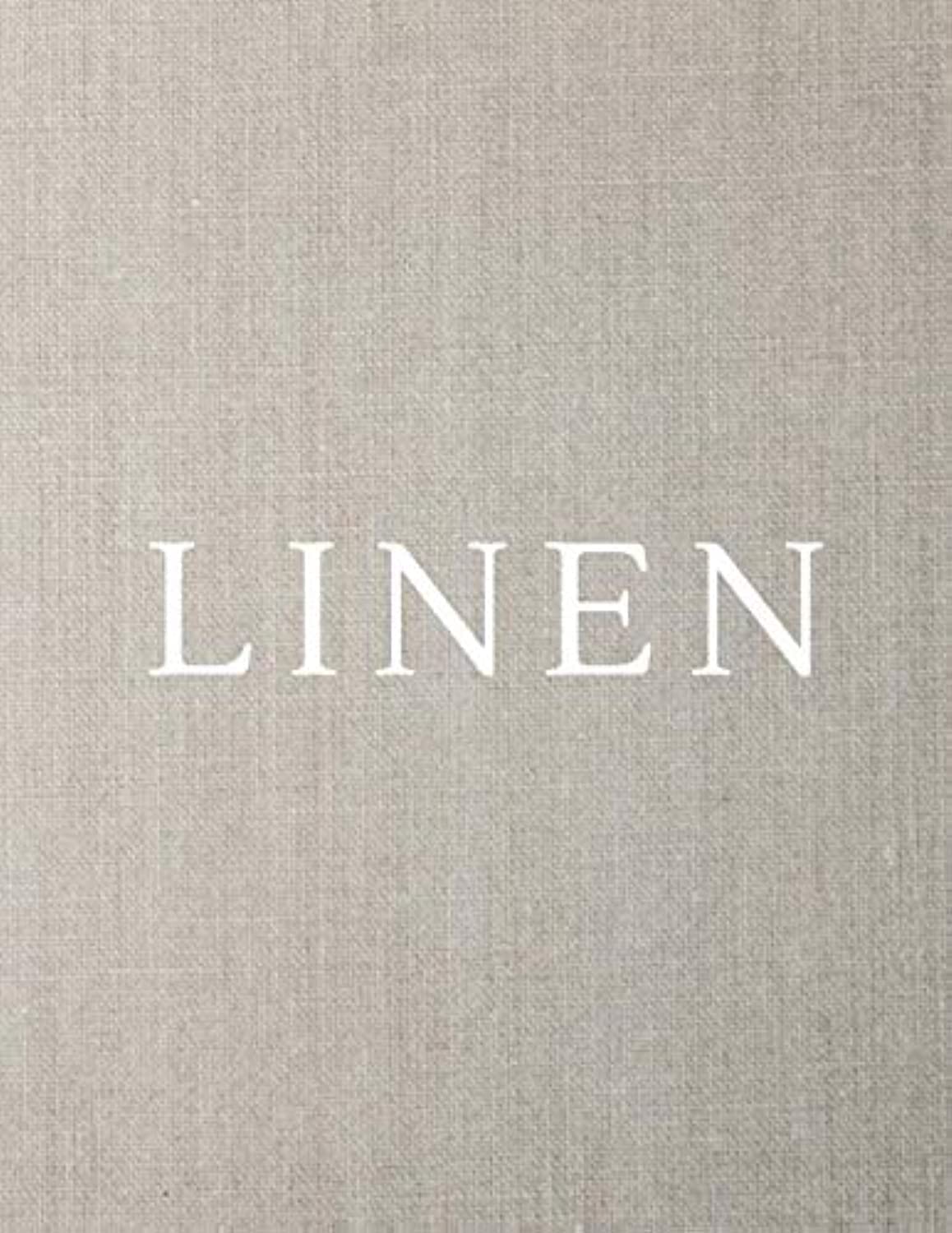 Linen: A Decorative Book │ Perfect for Stacking on Coffee Tables & Bookshelves │ Customized Interior Design & Home Decor book