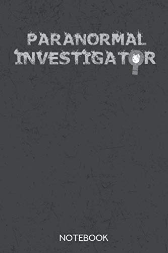 Paranormal Investigator: Notebook with 120 checked pages in 6x9 inch format Books