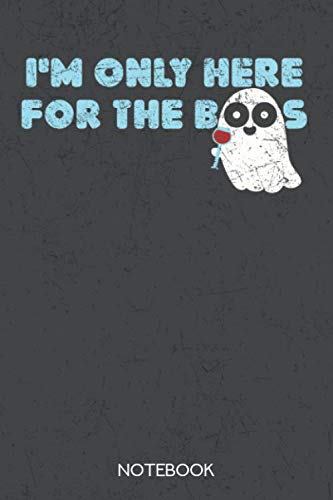 I'm only here for the Boos: Notebook with 120 checked pages in 6x9 inch format Books