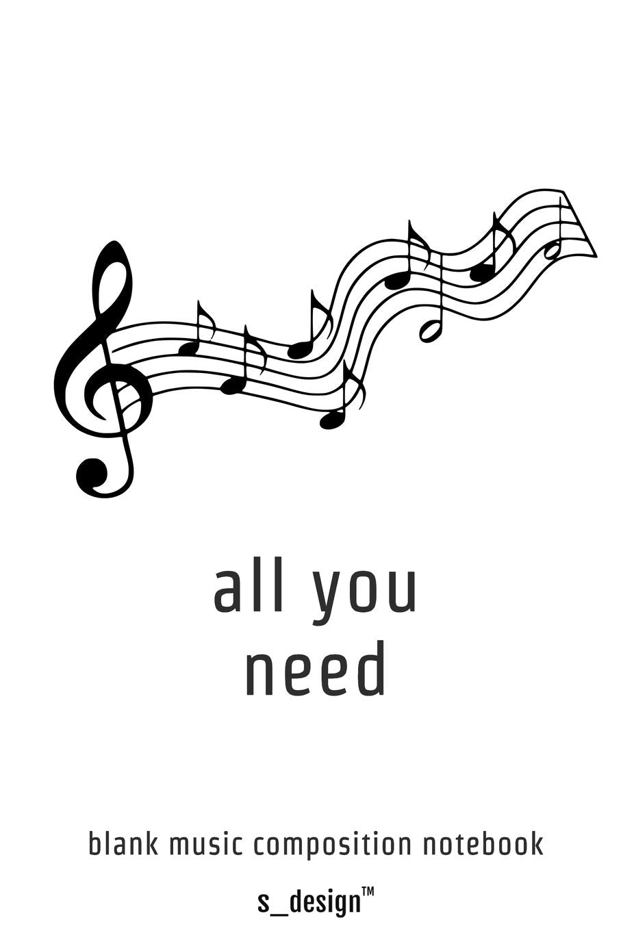Music Notebook for Music Composition / Song-Writing / Song-Texting / Songtext Writing: Learning & Reference