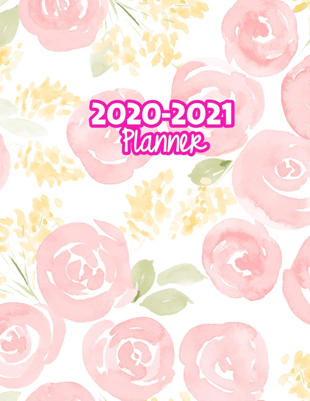 2020-2021 Planner: Two Year Calendar Organizer and Goal Journal | January 2020 - December 2021 Daily, Weekly and Monthly Planner Book with Back Sticker Expression Wall for 2 Years | Design Code 779909 Hobbies & Crafts
