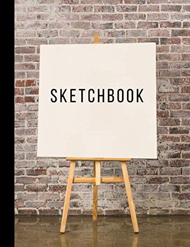 Sketchbook: 8.5 x 11 Blank Sketch Book For Sketching, Drawing, Doodling - Easel (100 pages) Film, Art & Culture