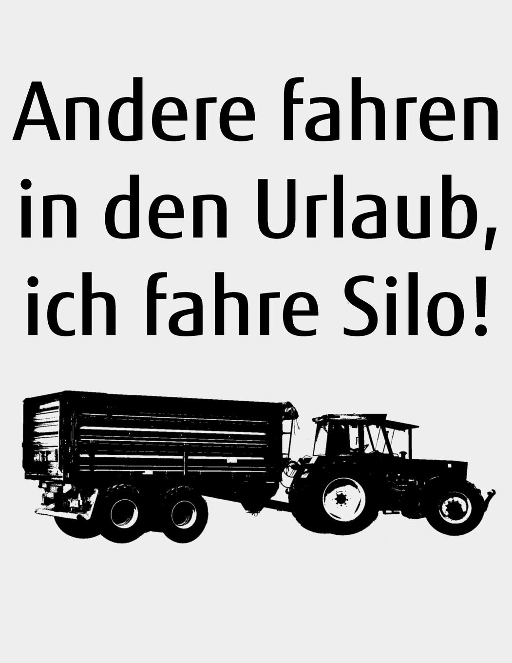 Andere fahren in den Urlaub, ich fahre Silo!: kariertes A4 Notizbuch zum Silo fahren für einen Landwirt oder Lohner in der Landwirtschaft als Geschenk Books