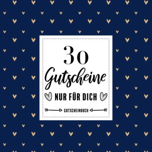 Gutscheinbuch - 30 Gutscheine nur für dich: Gutscheinbuch zum selbst ausfüllen und verschenken - Geschenk Hochzeitstag, Paare, Beste Freundin - ca. 13x13 cm - glänzendes Softcover Parents & Children