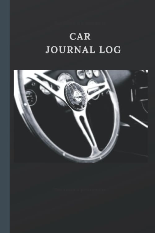 car journal log: car journal log, mileage log books, keep trucking log book, driver log books Books