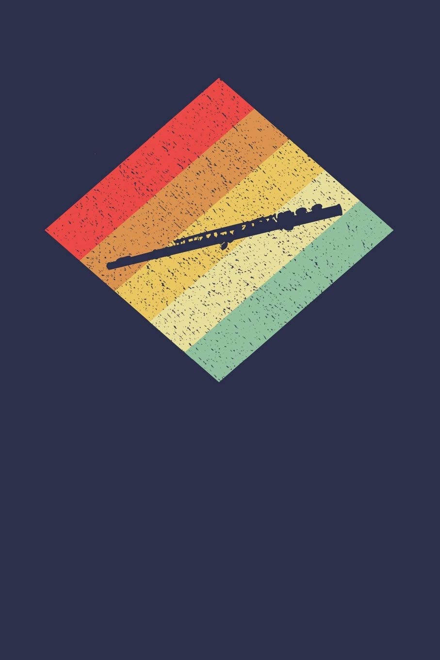 Flutist Notebook: Retro Vintage 80s Transverse Flute 6 x 9 Lined Ruled Journal Gift for Flutists And Flute Lovers (108 Pages) Books